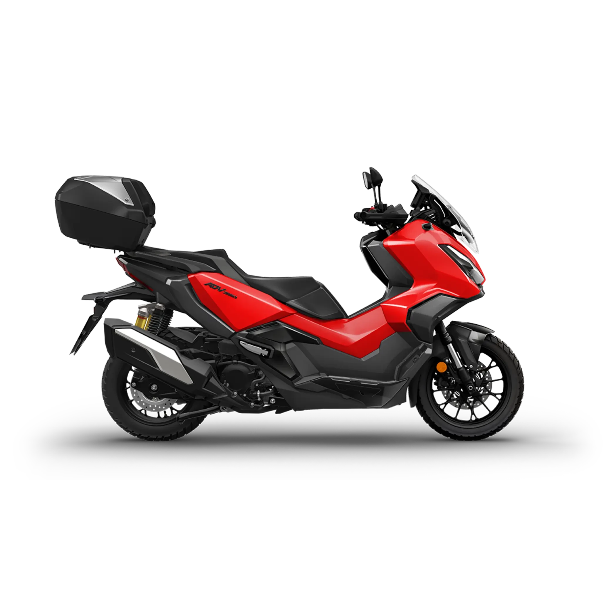 honda adv350 smart top box hyper red